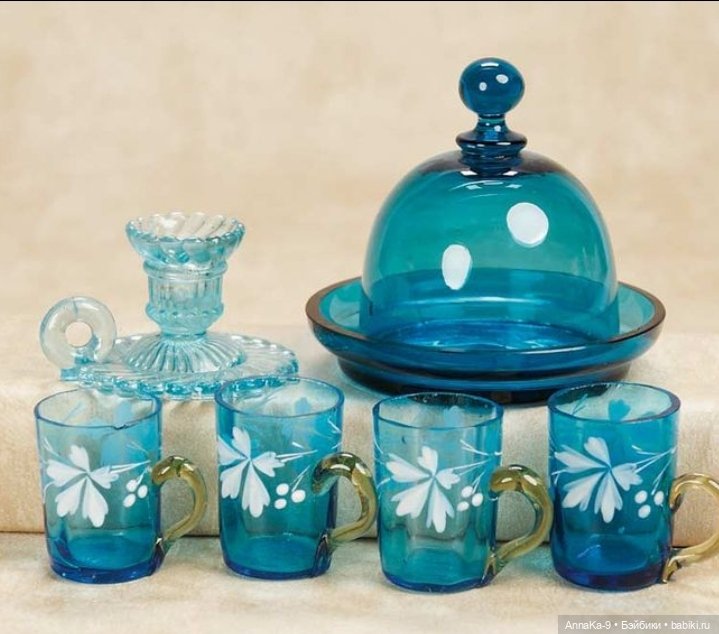 Французское антикварное стекло