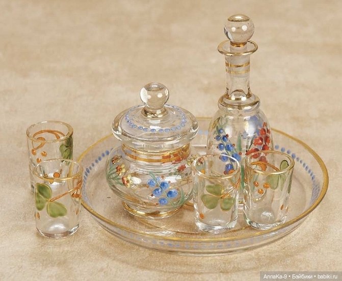 Французское антикварное стекло (фото 4)