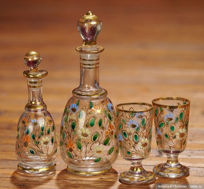 Французское антикварное стекло (фото 6)