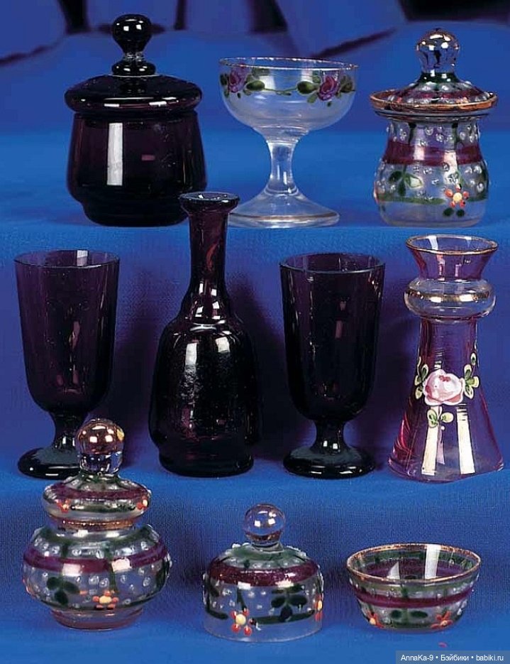 Французское антикварное стекло