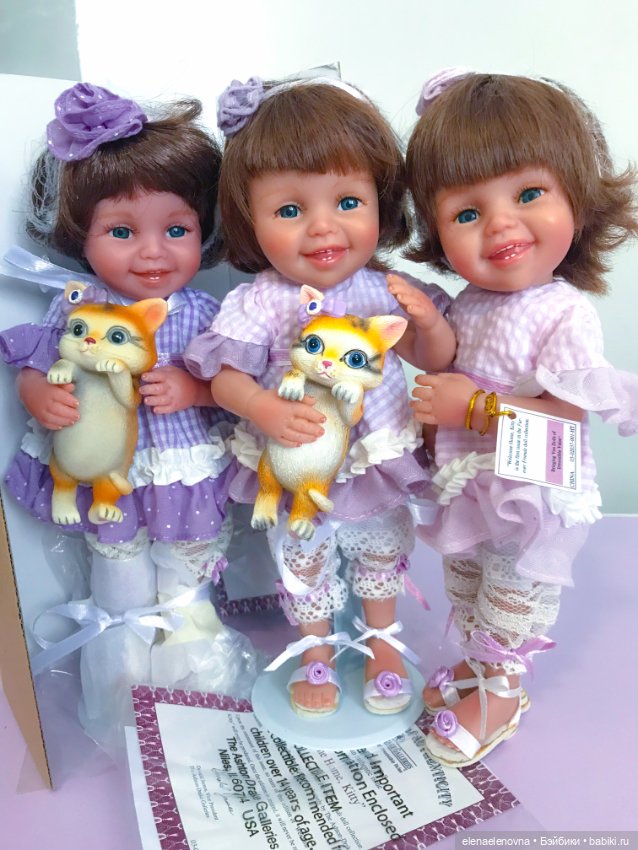 Добро пожаловать домой, котёнок! Тройняшки от Jane Bradbury и Ashton Drake Gallery (фото 9)