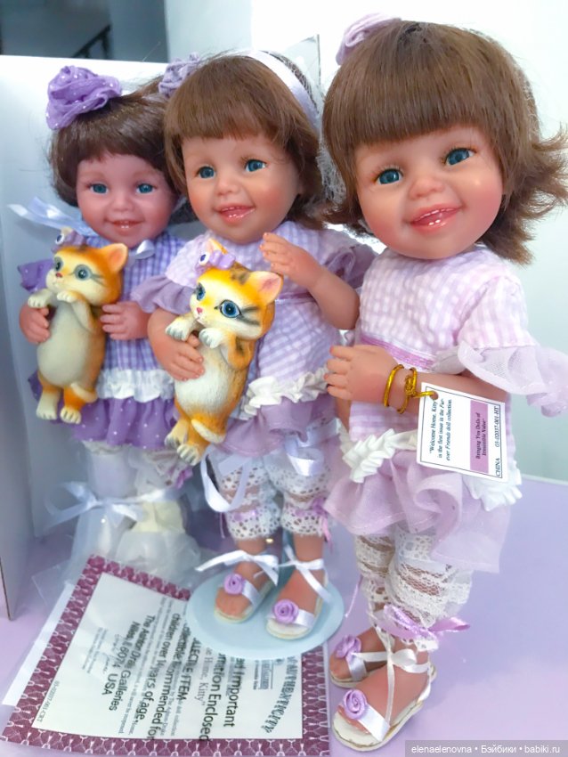 Добро пожаловать домой, котёнок! Тройняшки от Jane Bradbury и Ashton Drake Gallery (фото 8)