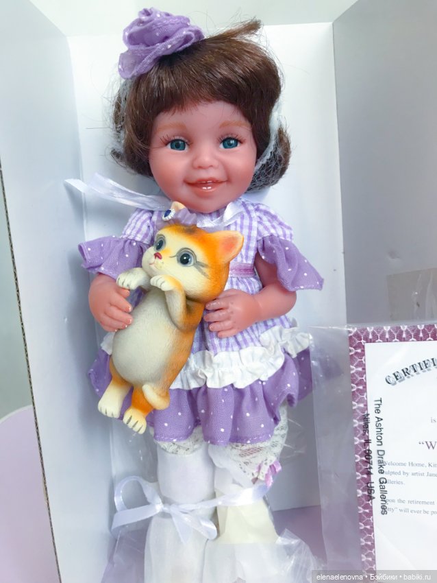 Добро пожаловать домой, котёнок! Тройняшки от Jane Bradbury и Ashton Drake Gallery