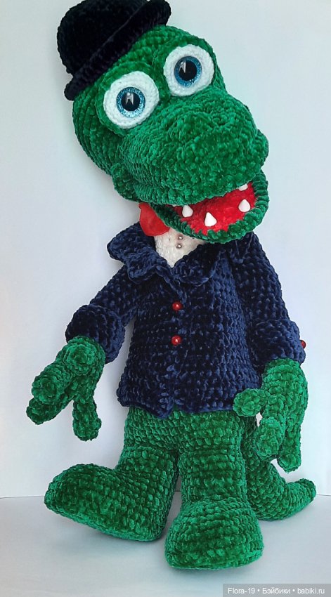 Крокодил Генадий — Вязаные игрушки и амигуруми: крючком (фото 3)
