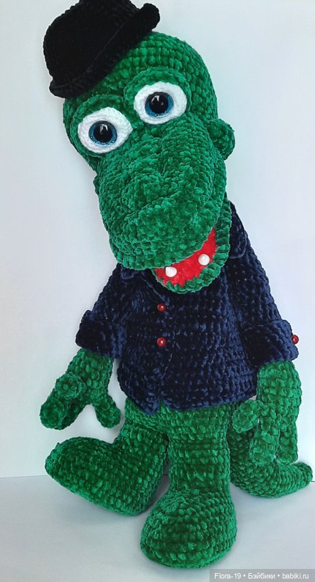 Крокодил Генадий — Вязаные игрушки и амигуруми: крючком (фото 4)