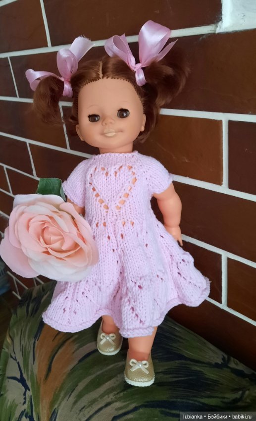 Совсем розовое платье💗 — Винтажные куклы ГДР (Немки): Бигги (фото 3)