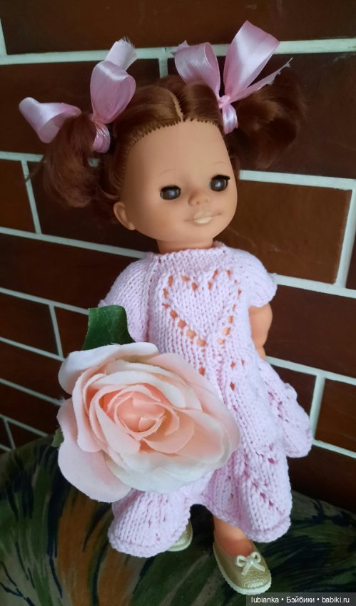Совсем розовое платье💗 — Винтажные куклы ГДР (Немки): Бигги (фото 4)