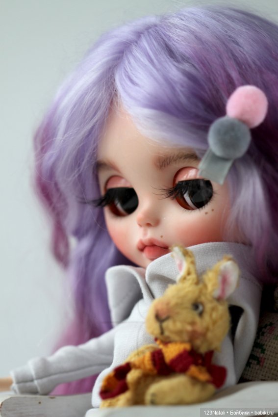 Девочка и Кролик — Куклы Blythe (Блайз) ООАК: кастом (фото 6)