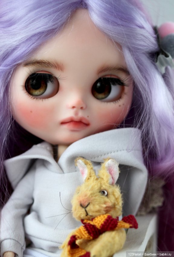 Девочка и Кролик — Куклы Blythe (Блайз) ООАК: кастом (фото 2)