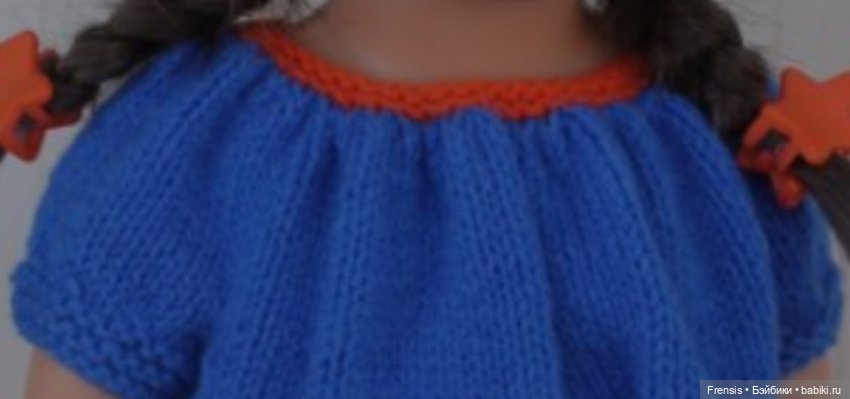 Вязалки кукле. Нужна помощь с воротом. Старое надоело! Нечего одеть на бедных кукол (фото 2)