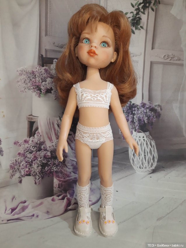 Кружевное нижнее бельё для кукол Паола Рейна 32 см и Видал Рохас 35 см