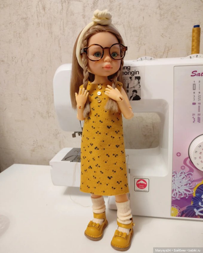 Горчичный отличный 🧡 — Одежда и обувь для кукол своими руками: фото (фото 5)