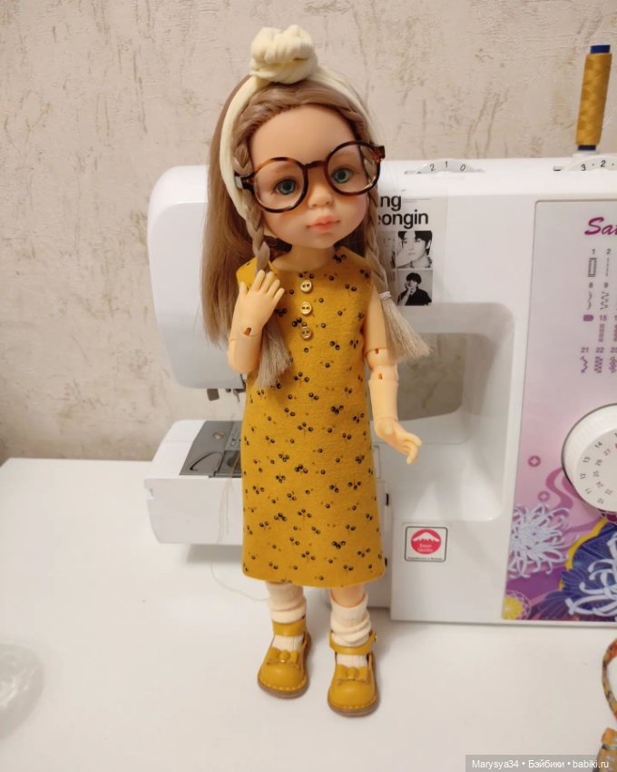 Горчичный отличный 🧡 — Одежда и обувь для кукол своими руками: фото (фото 7)