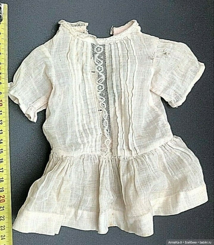 Кукольные платья из кружев, хлопковой сетки и шитья (фото 10)