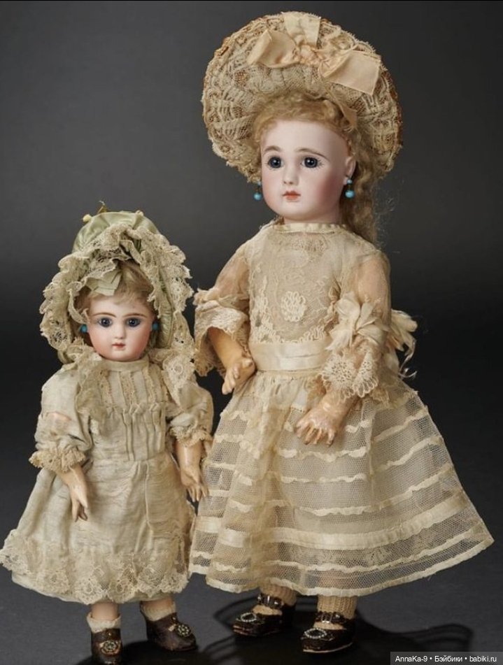 Кукольные платья из кружев, хлопковой сетки и шитья