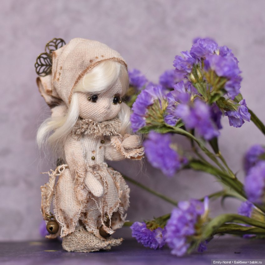 В лиловом цвете — Домашние фото авторских игрушек: Тедди (фото 6)