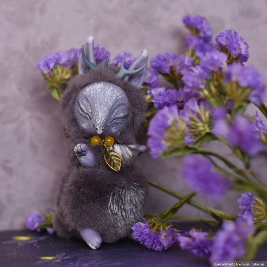 В лиловом цвете — Домашние фото авторских игрушек: Тедди (фото 9)