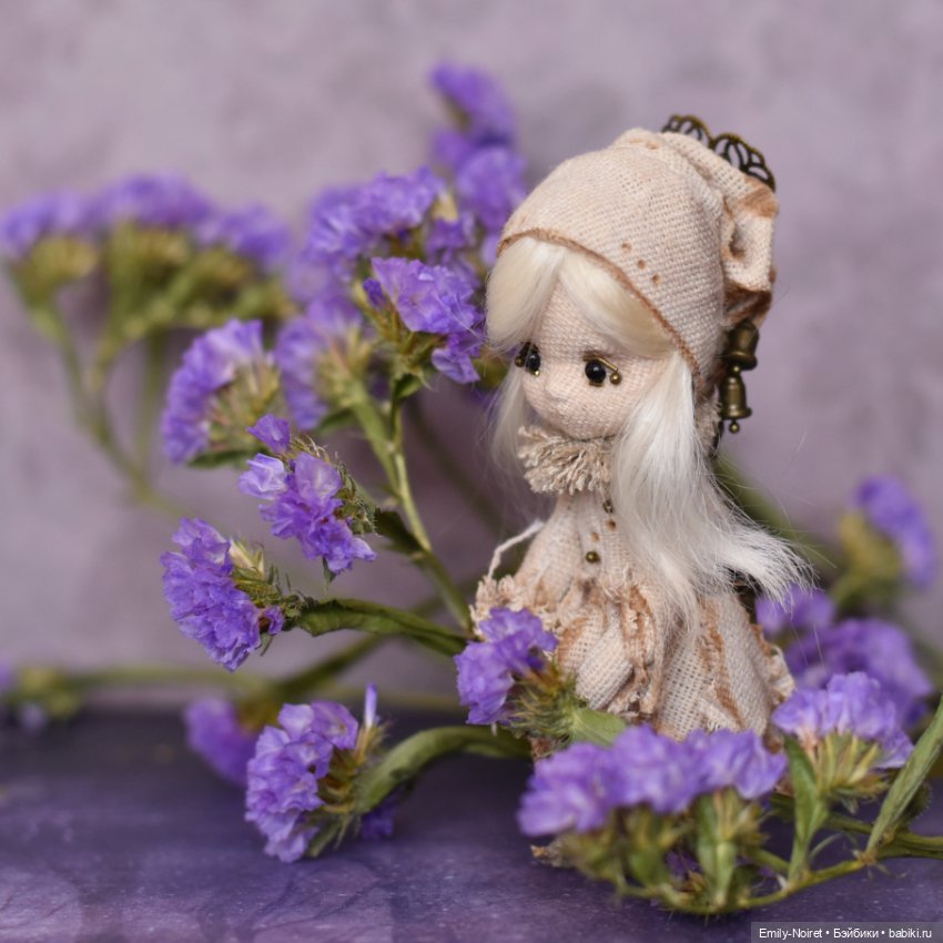 В лиловом цвете — Домашние фото авторских игрушек: Тедди (фото 4)