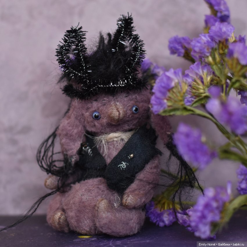 В лиловом цвете — Домашние фото авторских игрушек: Тедди (фото 3)