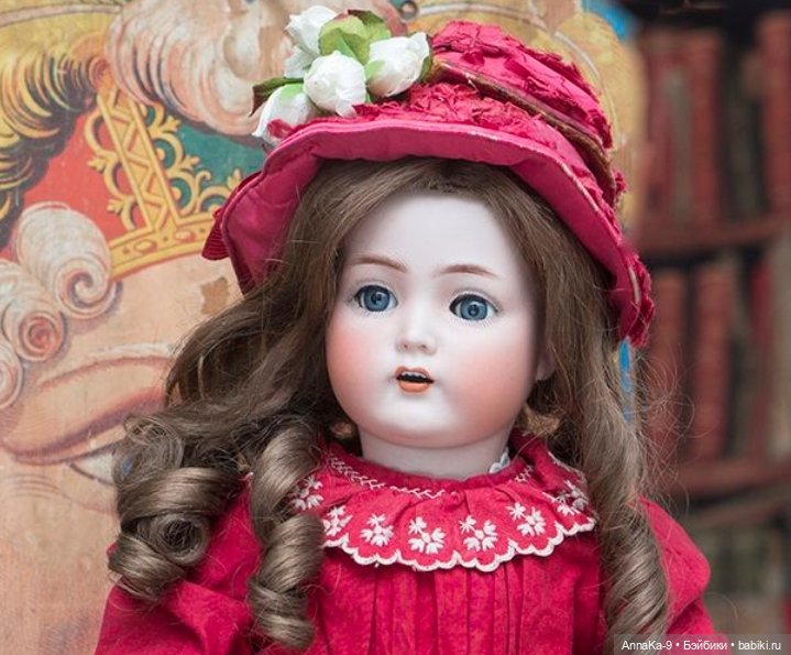 Платья для антикварных кукол с декором тесьмой (фото 5)