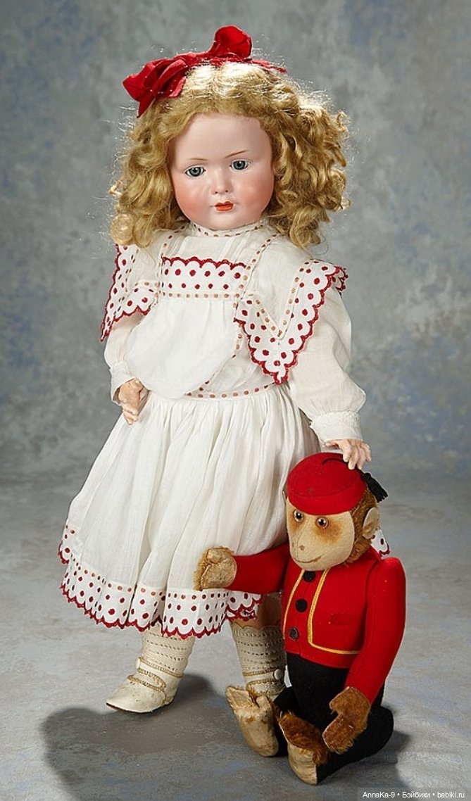 Платья для антикварных кукол с декором тесьмой (фото 10)