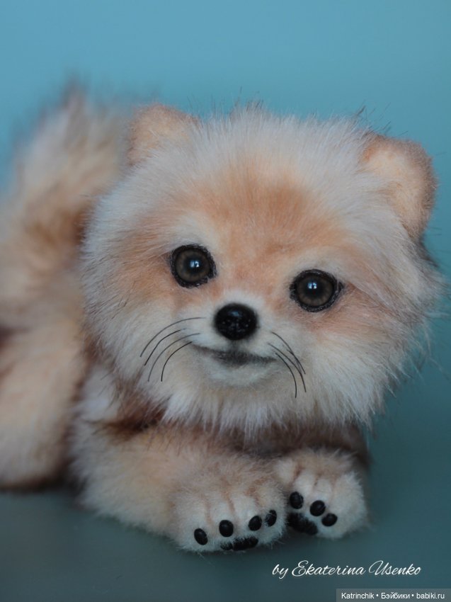 Игрушка Шпиц — Авторские мишки Тедди и друзья: фото (фото 5)