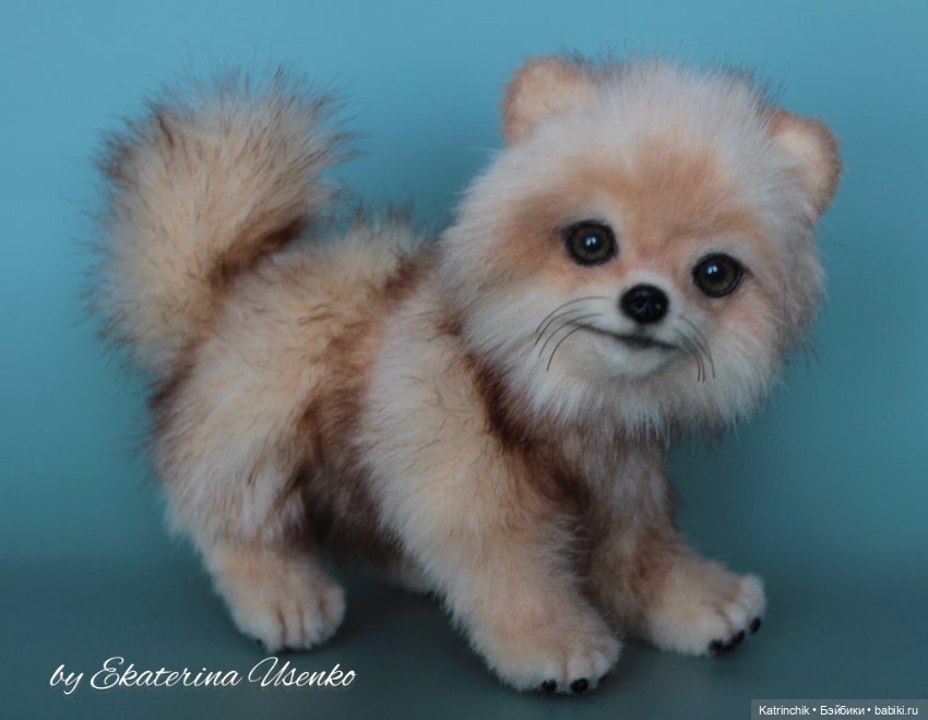 Игрушка Шпиц — Авторские мишки Тедди и друзья: фото (фото 8)