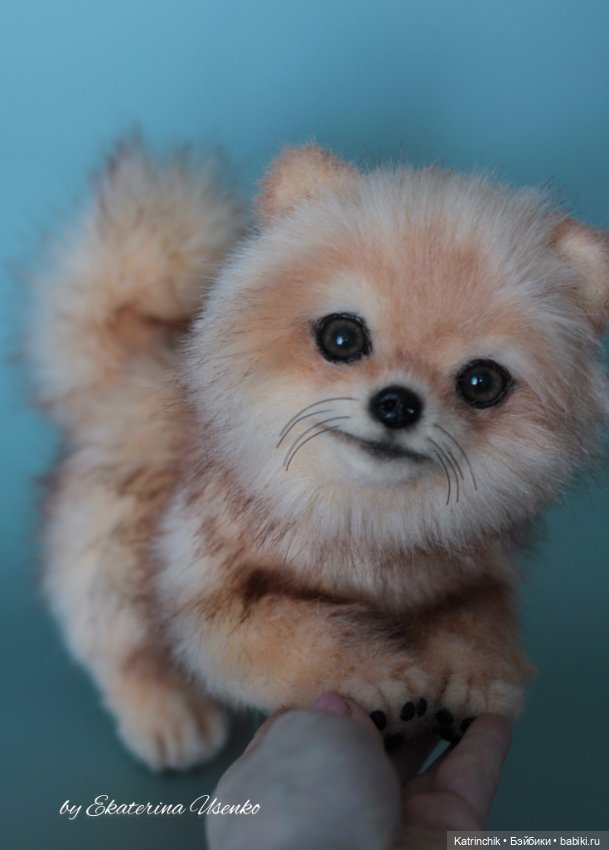 Игрушка Шпиц — Авторские мишки Тедди и друзья: фото (фото 2)