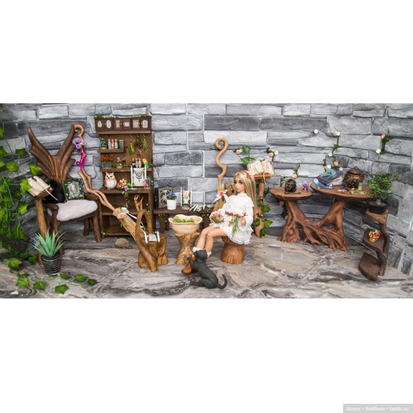 Комната Доброй Ведьмочки - первая БОЛЬШАЯ диорама