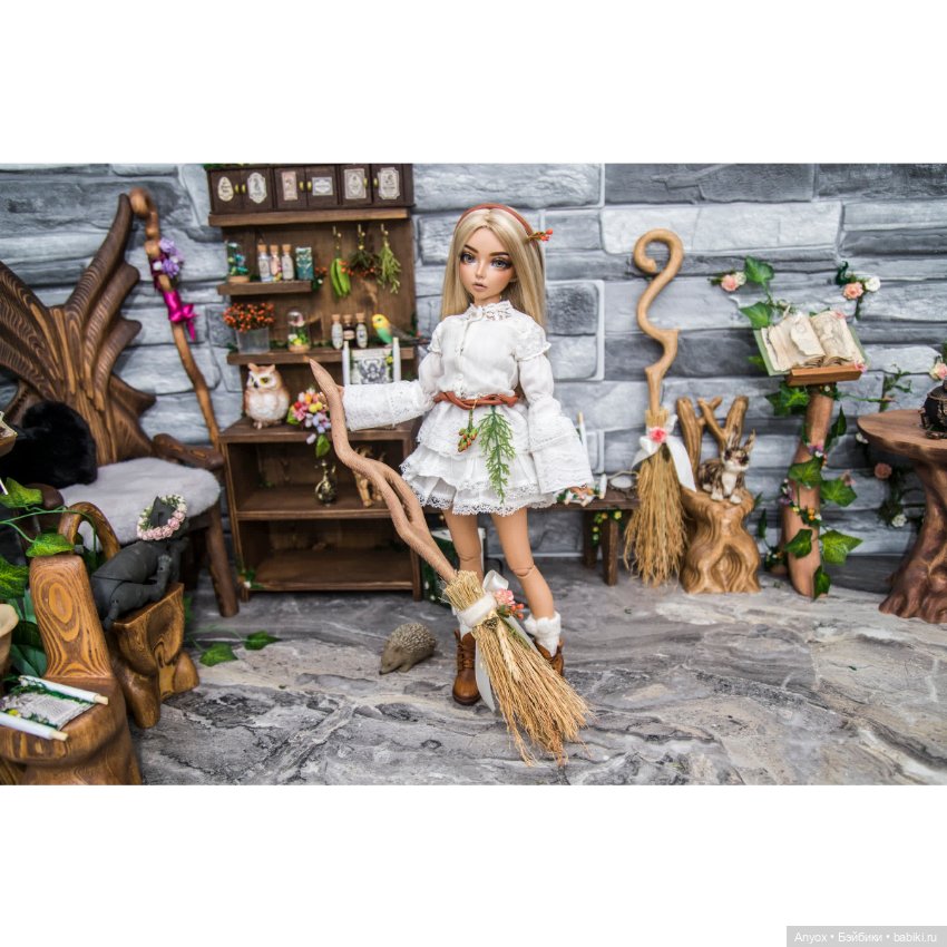 Комната Доброй Ведьмочки - первая БОЛЬШАЯ диорама