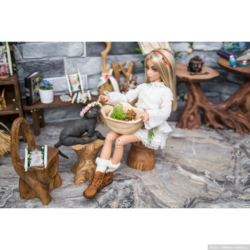 Комната Доброй Ведьмочки - первая БОЛЬШАЯ диорама (фото 5)