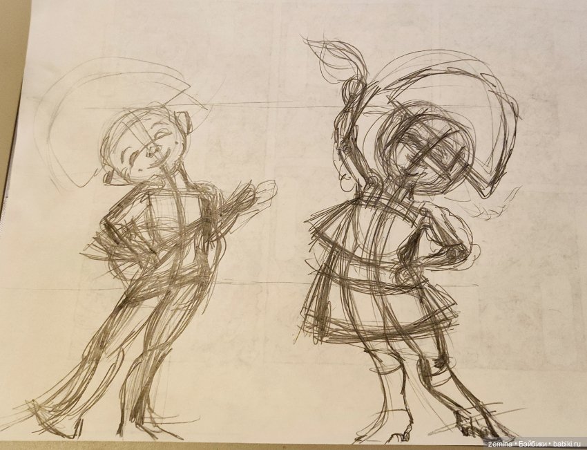 Мухоморчики - девочка и мальчик. Процесс создания