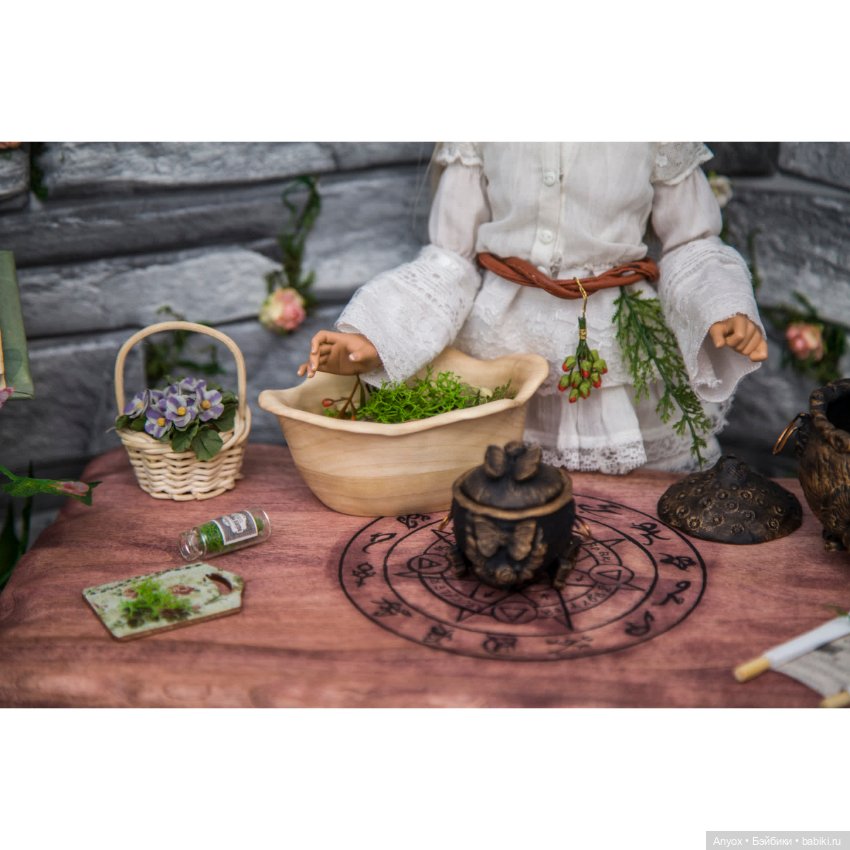 Комната Доброй Ведьмочки - первая БОЛЬШАЯ диорама