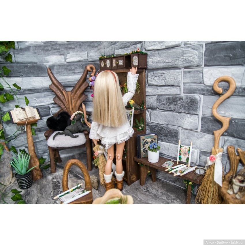 Комната Доброй Ведьмочки - первая БОЛЬШАЯ диорама