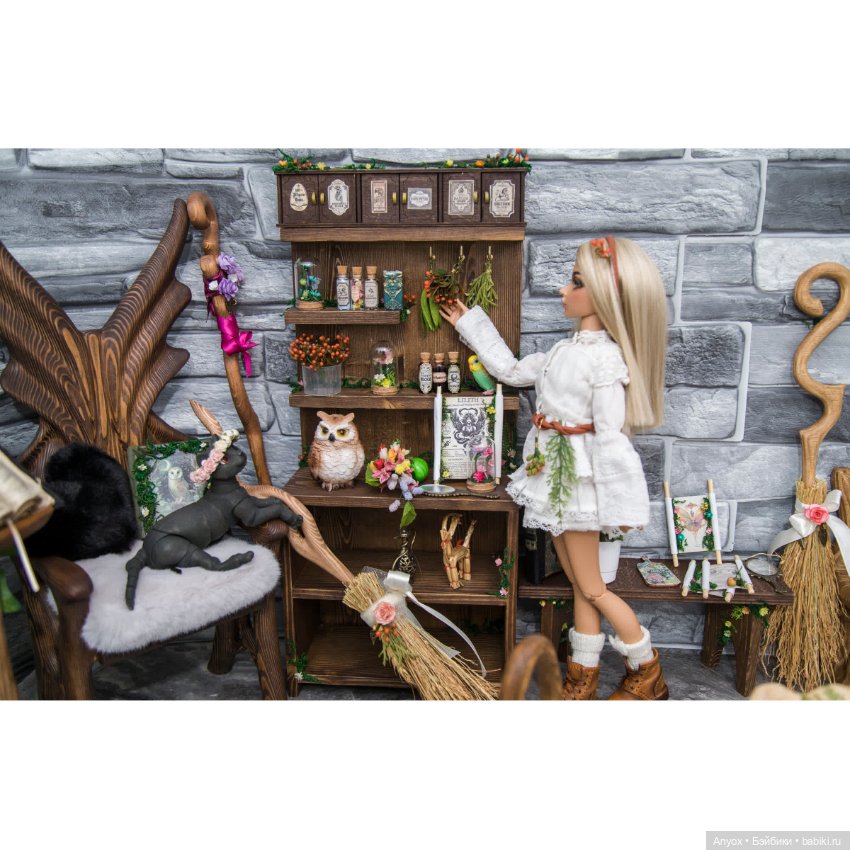 Комната Доброй Ведьмочки - первая БОЛЬШАЯ диорама (фото 8)