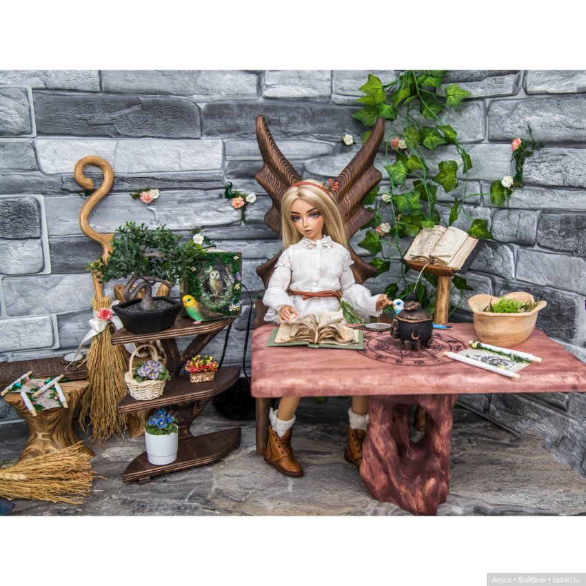 Комната Доброй Ведьмочки - первая БОЛЬШАЯ диорама