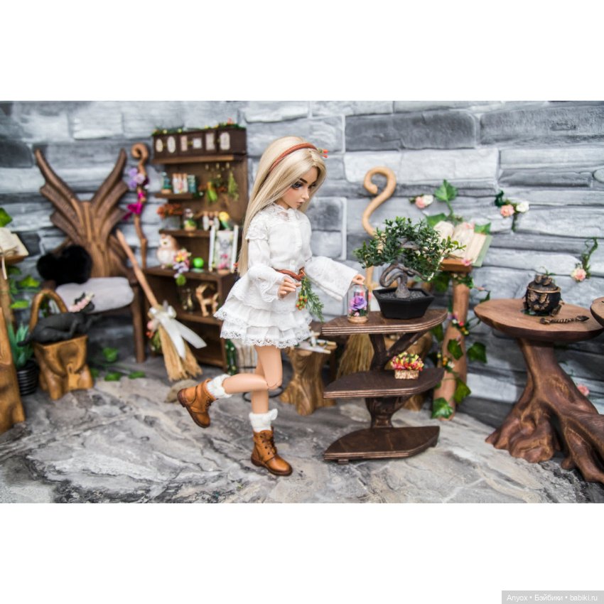 Комната Доброй Ведьмочки - первая БОЛЬШАЯ диорама