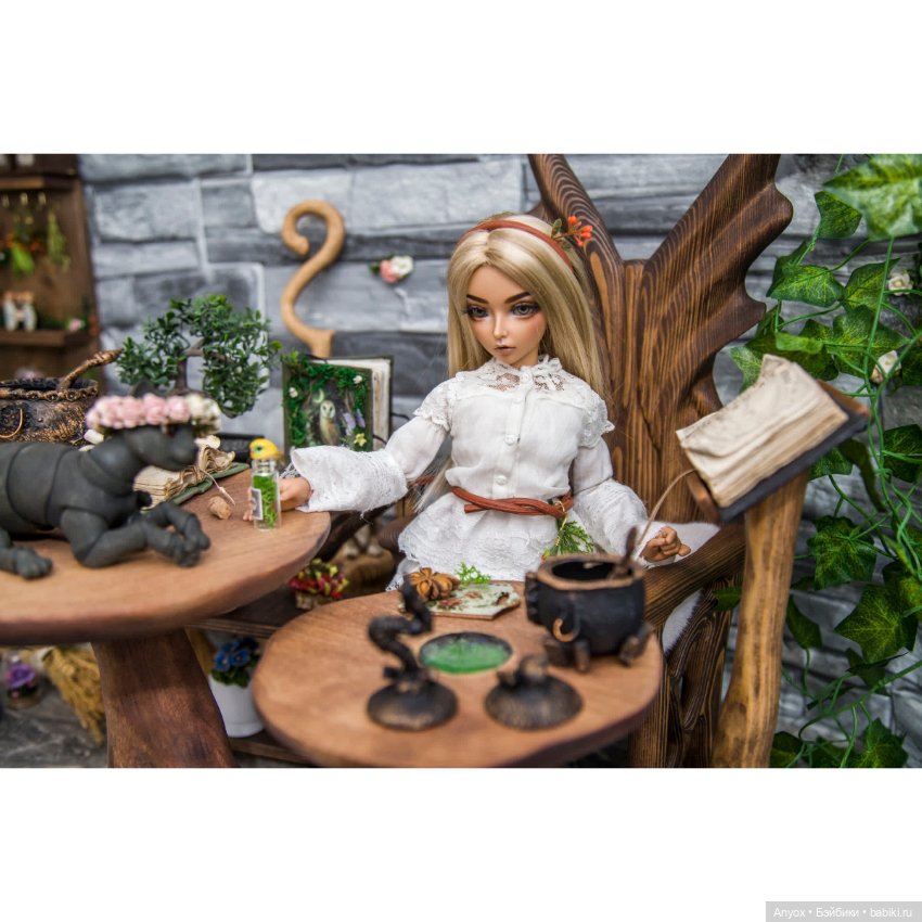 Комната Доброй Ведьмочки - первая БОЛЬШАЯ диорама