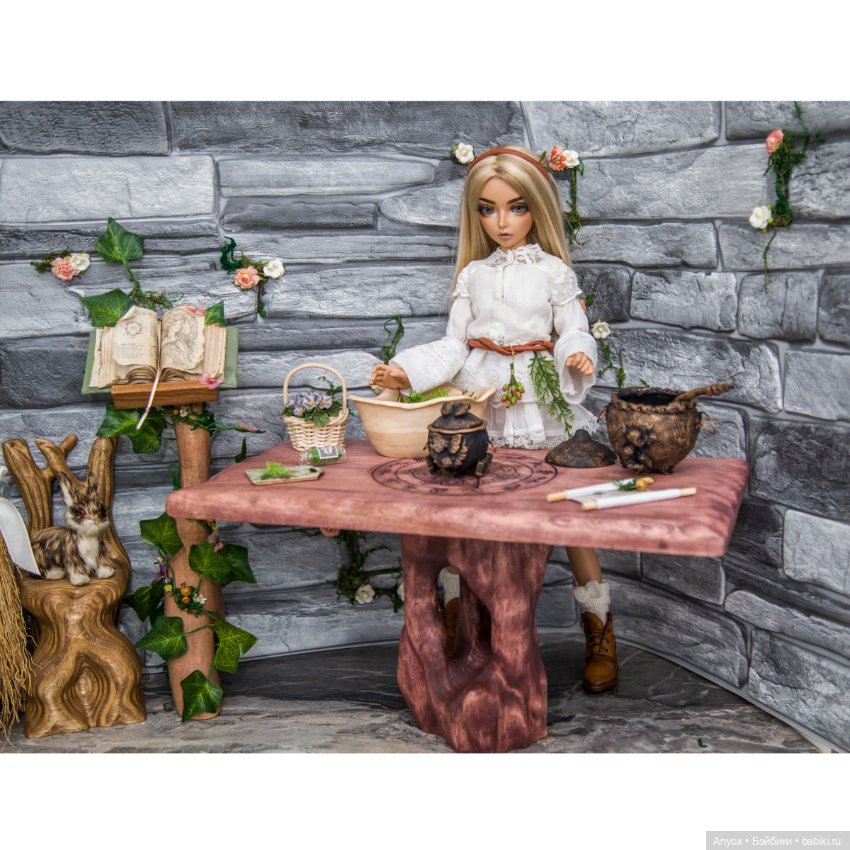 Комната Доброй Ведьмочки - первая БОЛЬШАЯ диорама