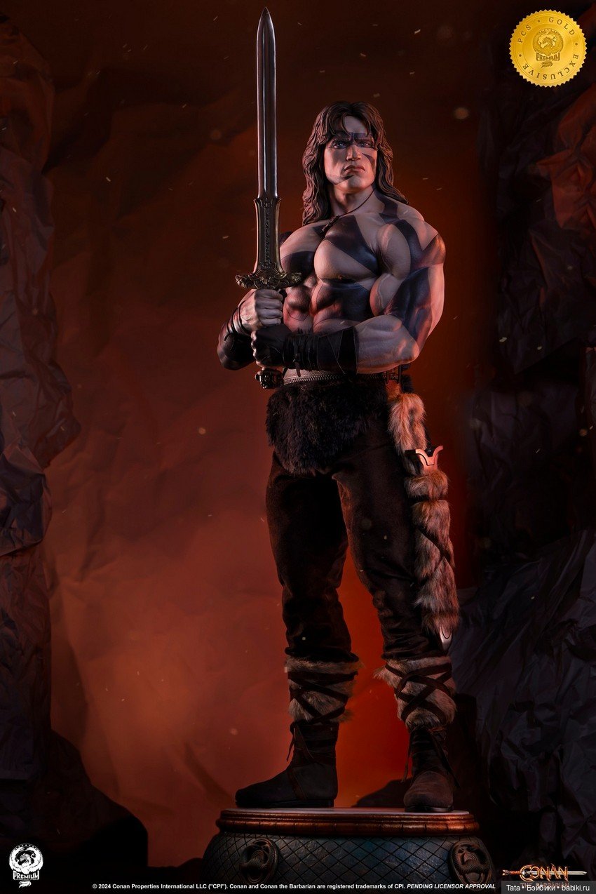 Premium Collectibles Studio - статуя элитной серии Conan - Gold Ex