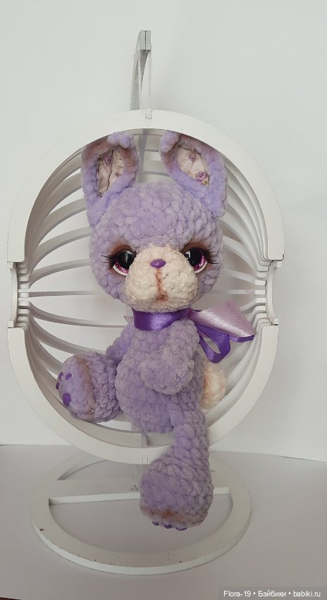 Зайка Лавандик — Вязаные игрушки и амигуруми: крючком (фото 2)