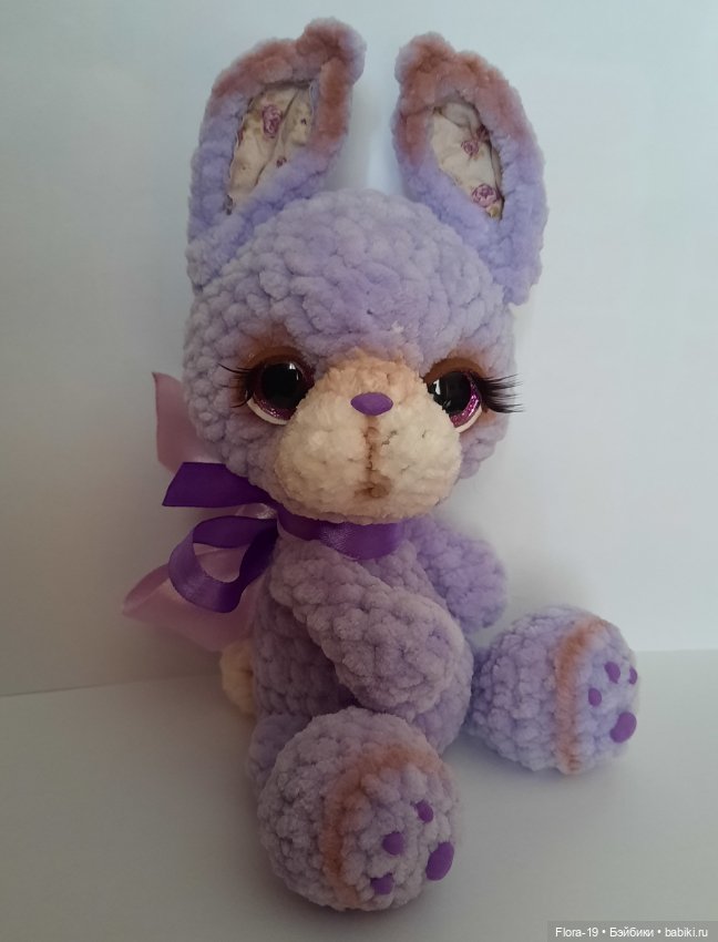 Зайка Лавандик — Вязаные игрушки и амигуруми: крючком (фото 4)