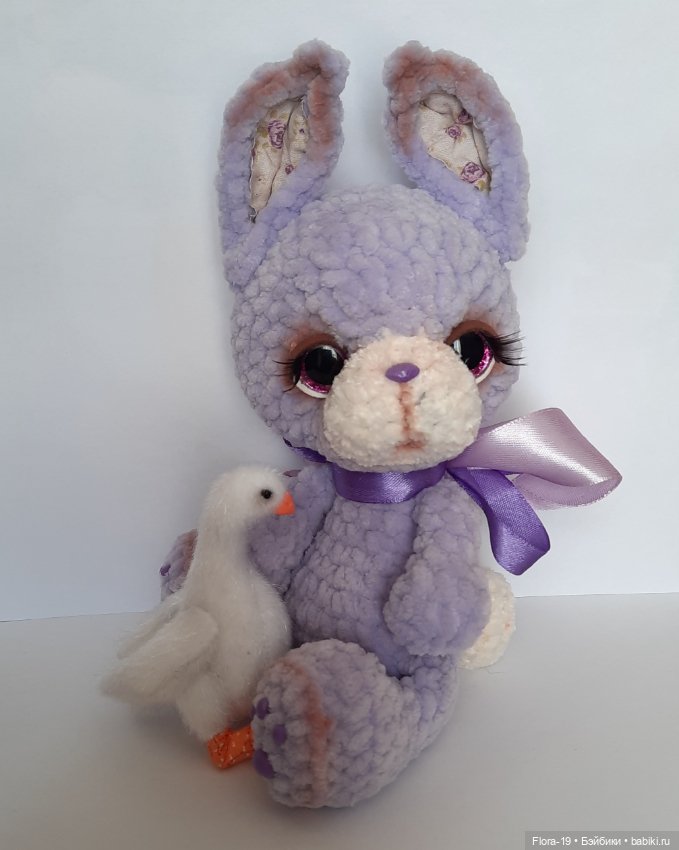 Зайка Лавандик — Вязаные игрушки и амигуруми: крючком (фото 5)