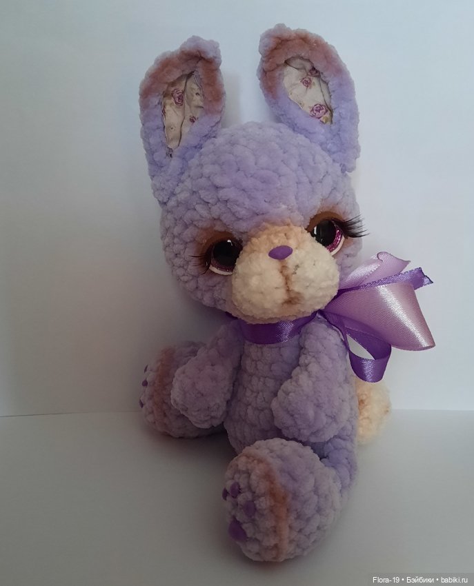 Зайка Лавандик — Вязаные игрушки и амигуруми: крючком (фото 6)