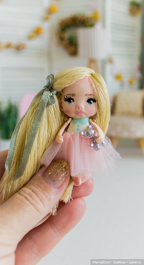 ⭐⭐⭐Кукла — брошь Эмми⭐⭐⭐ — Авторские миниатюрные куклы: лепка