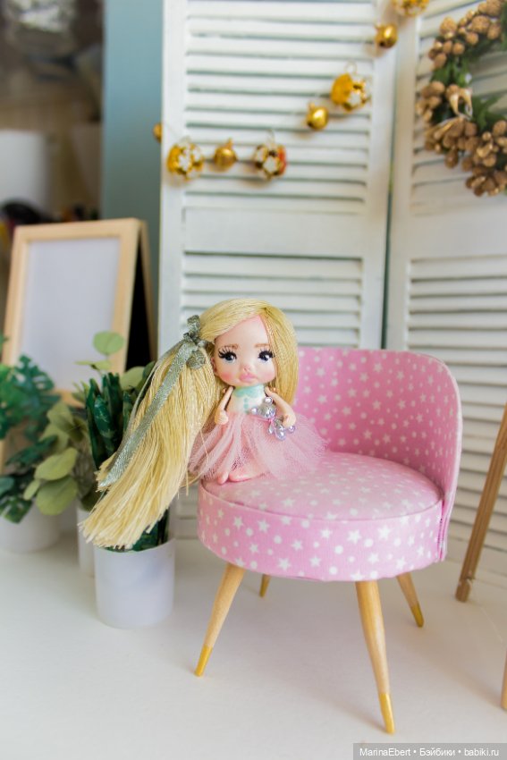 ⭐⭐⭐Кукла — брошь Эмми⭐⭐⭐ — Авторские миниатюрные куклы: лепка (фото 8)