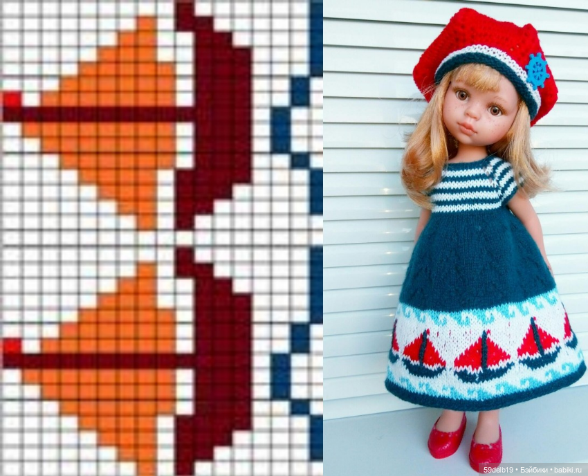 Мои любимые жаккарды — Одежда и обувь для кукол своими руками: фото (фото 3)
