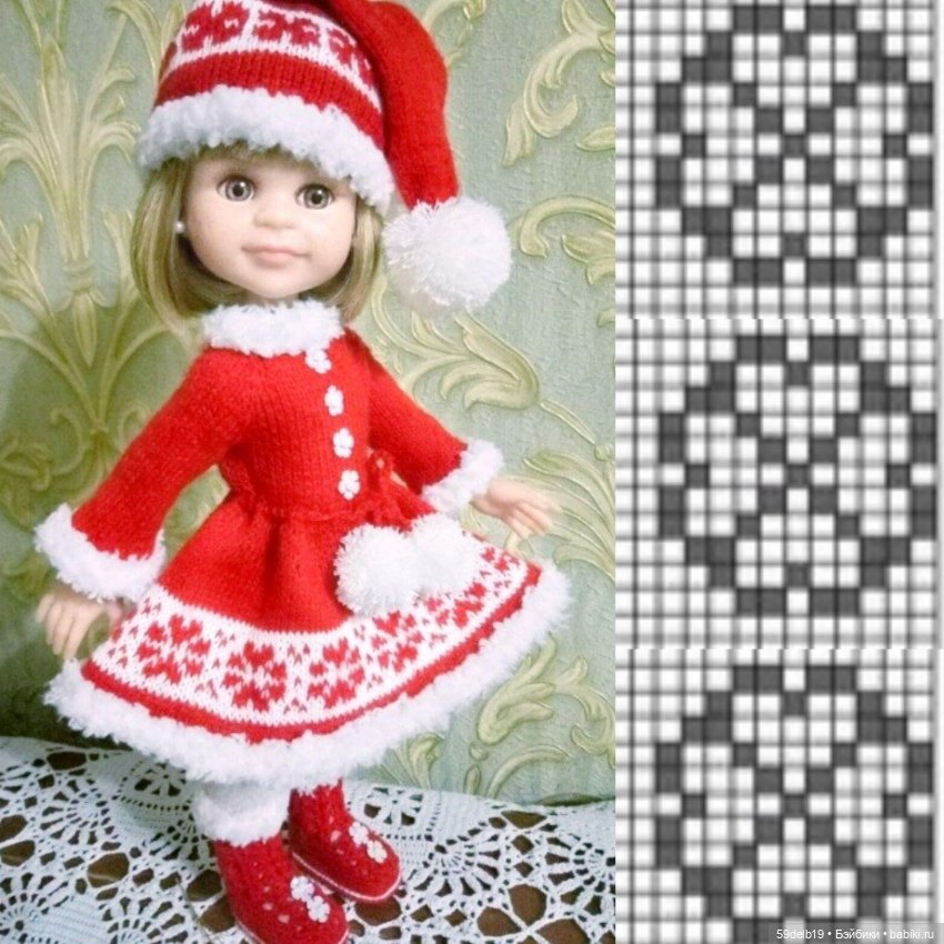 Мои любимые жаккарды — Одежда и обувь для кукол своими руками: фото (фото 6)