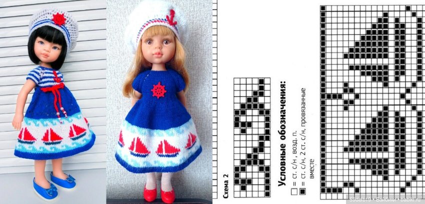Мои любимые жаккарды — Одежда и обувь для кукол своими руками: фото