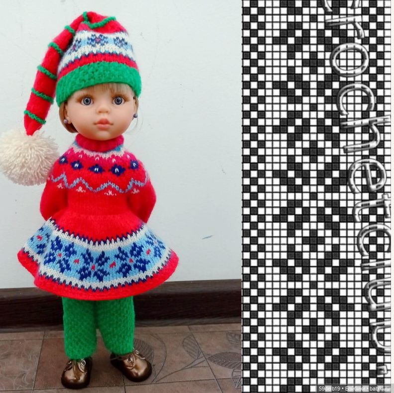 Мои любимые жаккарды — Одежда и обувь для кукол своими руками: фото
